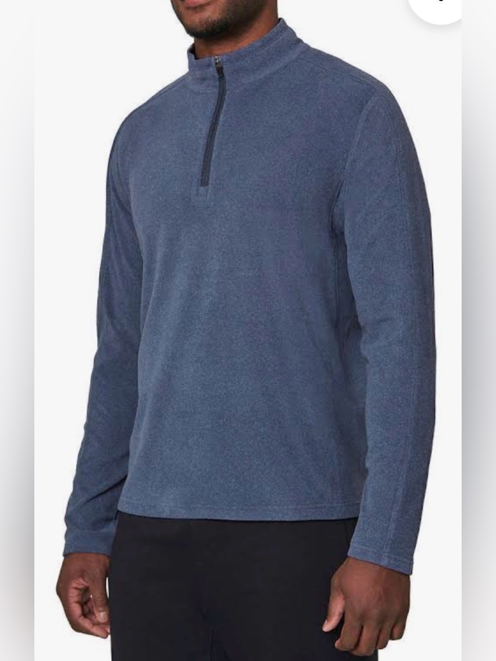 Mondetta Outdoor Project NWT Men's 1/4 Zip Fleece Pullover XL Blue Navy